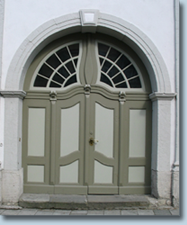 Torbogen des Brauhauses Am Markt 1